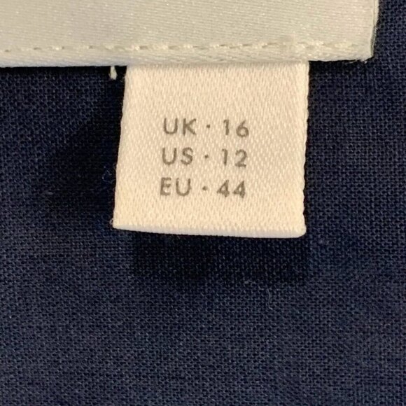 HD in Paris Anthropologie Women's Sleeveless Button Up Tunic Shirt Size 12 - Picture 8 of 15